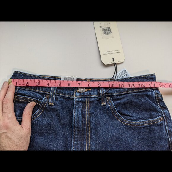 LEVIS Womens Jeans 70s High Rise Slim Straight Leg Dark Blue 29x29 NEW WITH TAGS - Picture 14 of 14